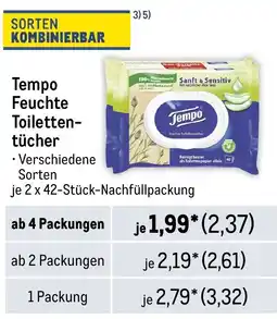 METRO Tempo Feuchte Toilettentücher Angebot