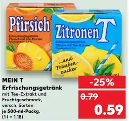 Kaufland MEIN T Erfrischungsgetränk Angebot