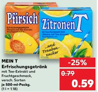 Kaufland MEIN T Erfrischungsgetränk Angebot