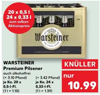 Kaufland WARSTEINER Premium Pilsener Angebot