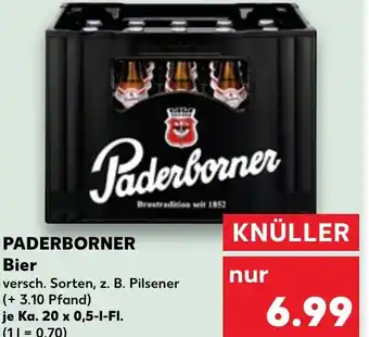 Kaufland PADERBORNER Bier Angebot