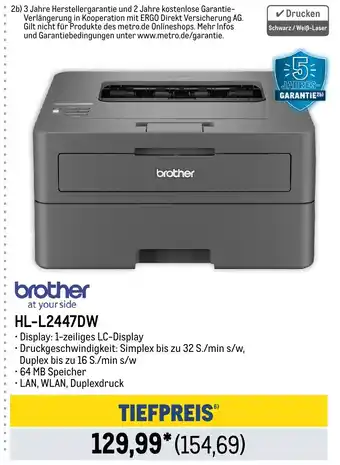 METRO brother HL-L2447DW Angebot