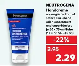 Kaufland NEUTROGENA Handcreme Angebot