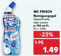 Kaufland WC FRISCH Reinigungsgel Angebot