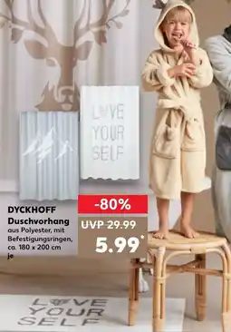 Kaufland DYCKHOFF Duschvorhang Angebot