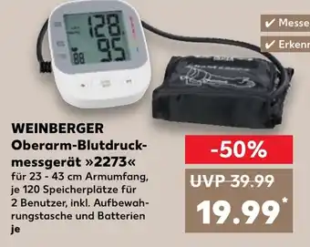 Kaufland WEINBERGER Oberarm-Blutdruck-2273 Angebot