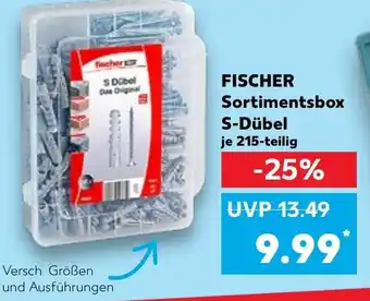 Kaufland FISCHER Sortimentsbox S-Dübel Angebot