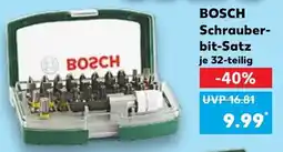 Kaufland BOSCH Schrauber- bit-Satz je 32-teilig Angebot