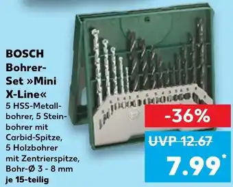 Kaufland BOSCH Bohrer- Set Mini X-Line X Line Angebot