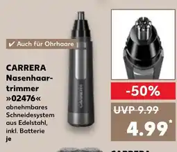 Kaufland CARRERA Nasenhaar- trimmer 02476 Angebot