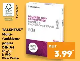 Kaufland TALENTUS Multi- funktions- papier DIN A4 Angebot