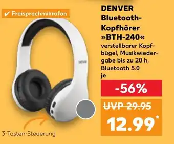 Kaufland DENVER Bluetooth- Kopfhörer BTH-240 Angebot