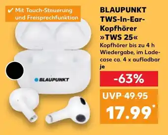 Kaufland BLAUPUNKT TWS-In-Ear- Kopfhörer TWS 25 Angebot