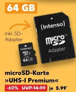 Kaufland microSD-Karte UHS-I Premium Intenso Angebot