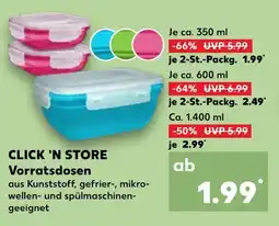 Kaufland CLICK 'N STORE Vorratsdosen Angebot