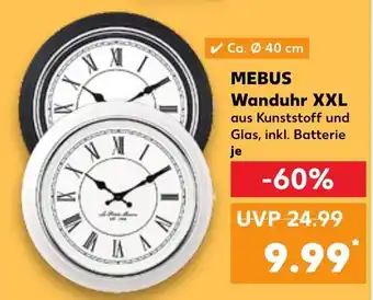 Kaufland MEBUS Wanduhr XXL Angebot