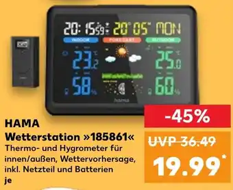 Kaufland HAMA Wetterstation185861 Angebot