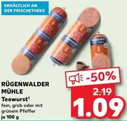 Kaufland RÜGENWALDER MÜHLE Teewurst Angebot