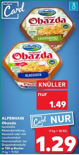 Kaufland ALPENHAIN Obazda Angebot