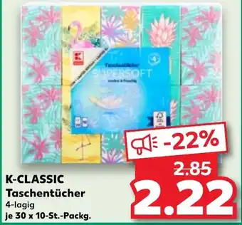 Kaufland K-CLASSIC Taschentücher Angebot