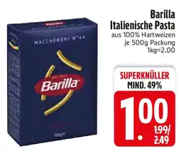 Edeka Barilla Italienische Pasta Angebot