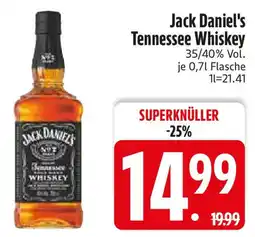 Edeka Jack Daniel's Tennessee Whiskey Angebot