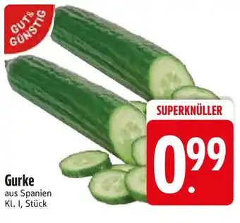 Edeka GUT&GÜNSTIG Gurke Angebot