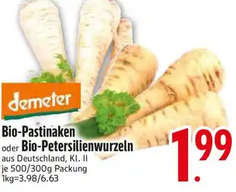 Edeka demeter Bio-Pastinaken oder Bio-Petersilienwurzeln Angebot