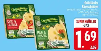 Edeka Grünländer Käsescheiben Angebot