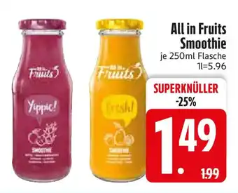 Edeka All in Fruits Smoothie Angebot