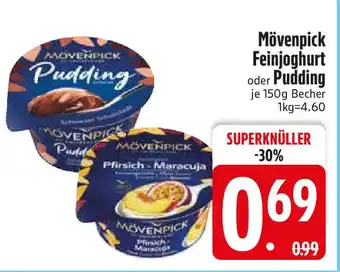 Edeka Mövenpick Feinjoghurt oder Pudding Angebot