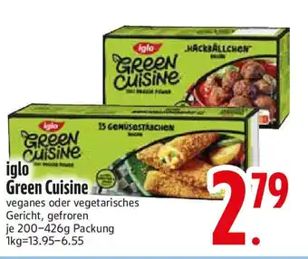 Edeka iglo Green Cuisine Angebot