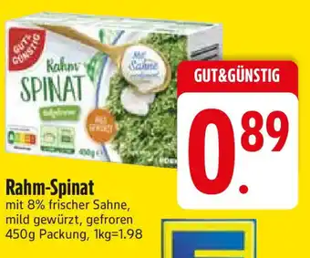 Edeka Rahm-Spinat Angebot