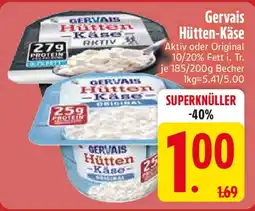 Edeka GERVAIS Hütten -Käse- Angebot