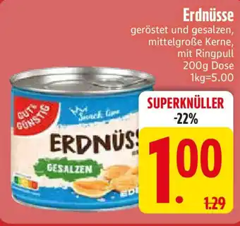 Edeka Erdnüsse GUT & GUNSTIG Angebot