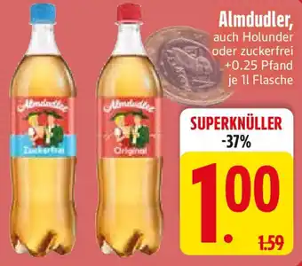 Edeka Almdudler, auch Holunder oder zuckerfrei Angebot