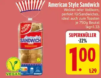 Edeka American Style Sandwich Angebot