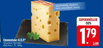 Edeka Emmentaler Emmentaler A.O.P.* Angebot