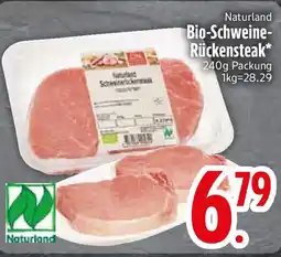 Edeka Naturland Bio-Schweine- Rückensteak Angebot