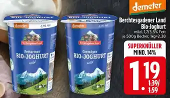 Edeka demeter Berchtesgadener Land Bio-Joghurt Angebot