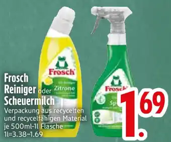 Edeka Frosch Reiniger oder Zitrone Scheuermilch Angebot