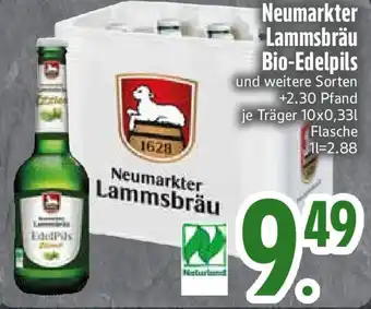 Edeka Neumarkter Lammsbräu Bio-Edelpils Angebot
