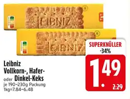 Edeka Leibniz Vollkorn-, Hafer- oder Dinkel-Keks Angebot