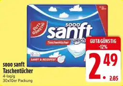 Edeka S000 sanft Taschentücher Angebot