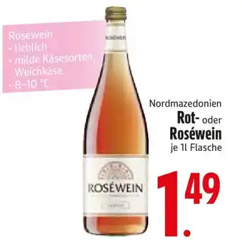 Edeka Nordmazedonien Rot- oder Roséwein Angebot