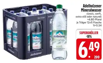 Edeka Adelholzener Mineralwasser Angebot