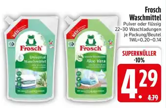 Edeka Frosch Waschmittel Angebot