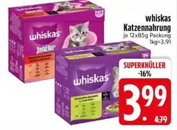 Edeka whiskas Katzennahrung Angebot