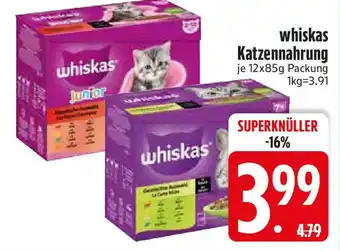 Edeka whiskas Katzennahrung Angebot