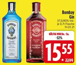 Edeka Bombay Gin Angebot